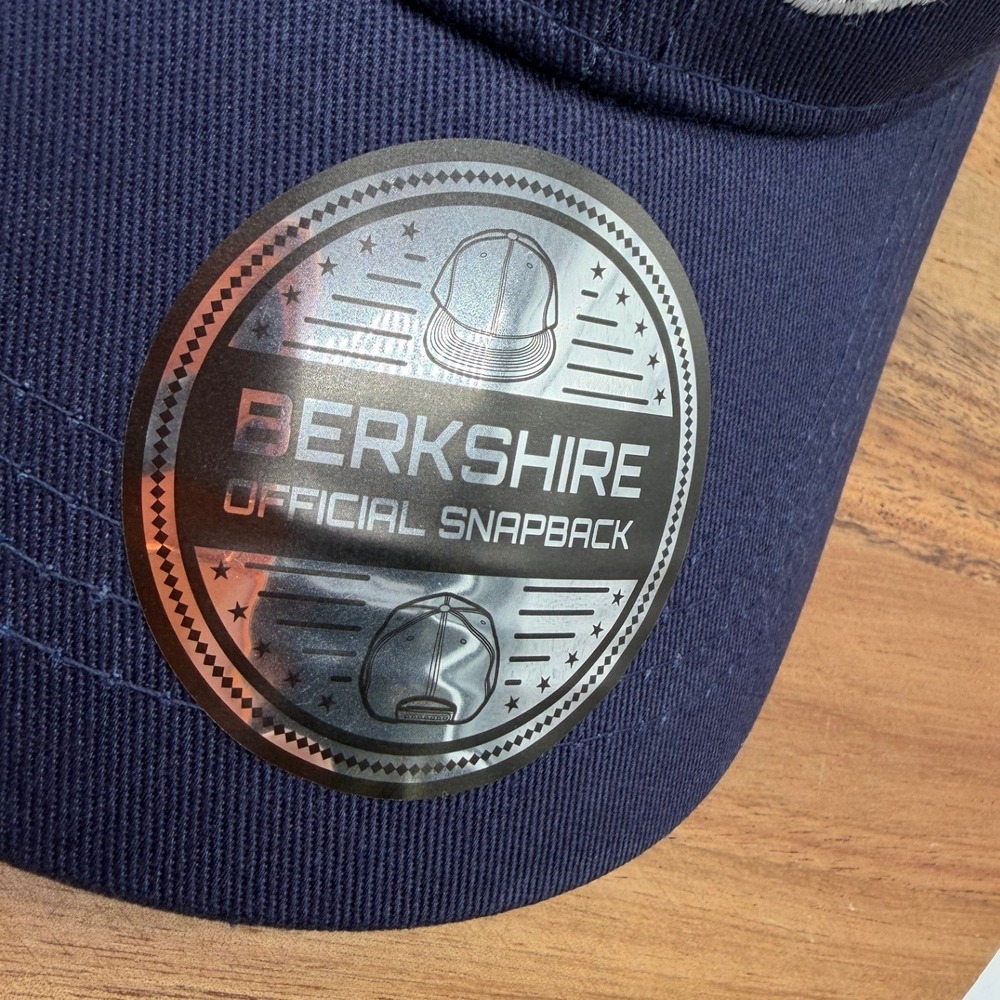 Bluey Kids Navy Blue Snapback Hat Berkshire Fashions Chenille Logo OSFM 2485 - Picture 6 of 8